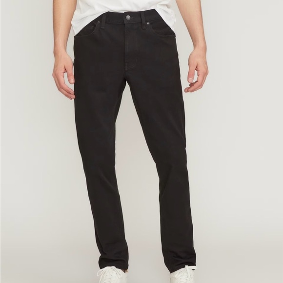 NWT The Slim 4-Way Stretch Organic Jean | Uniform in Black SZ 30x30 - Picture 1 of 15